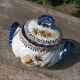 Henriot Quimper Teapot Sugar Bowl