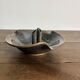 Flower holder coupe in stoneware signed – Vintage ceramics