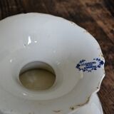 Compotier faience Saint-Amand Nord Barbeau iron earth late nineteenth early twentieth