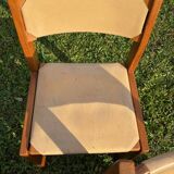 série de 4 chaises Maison Regain vintage 1970