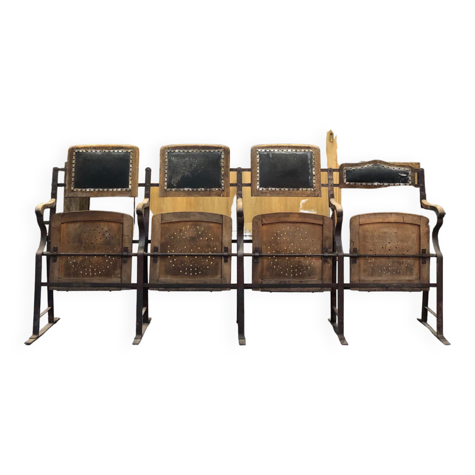 Old cinema seats, early 20th century