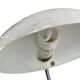 White table lamp / vintage space age desk lamp