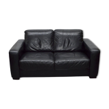 2-seater leather Natuzzi sofa with armchair