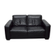 2-seater leather Natuzzi sofa with armchair