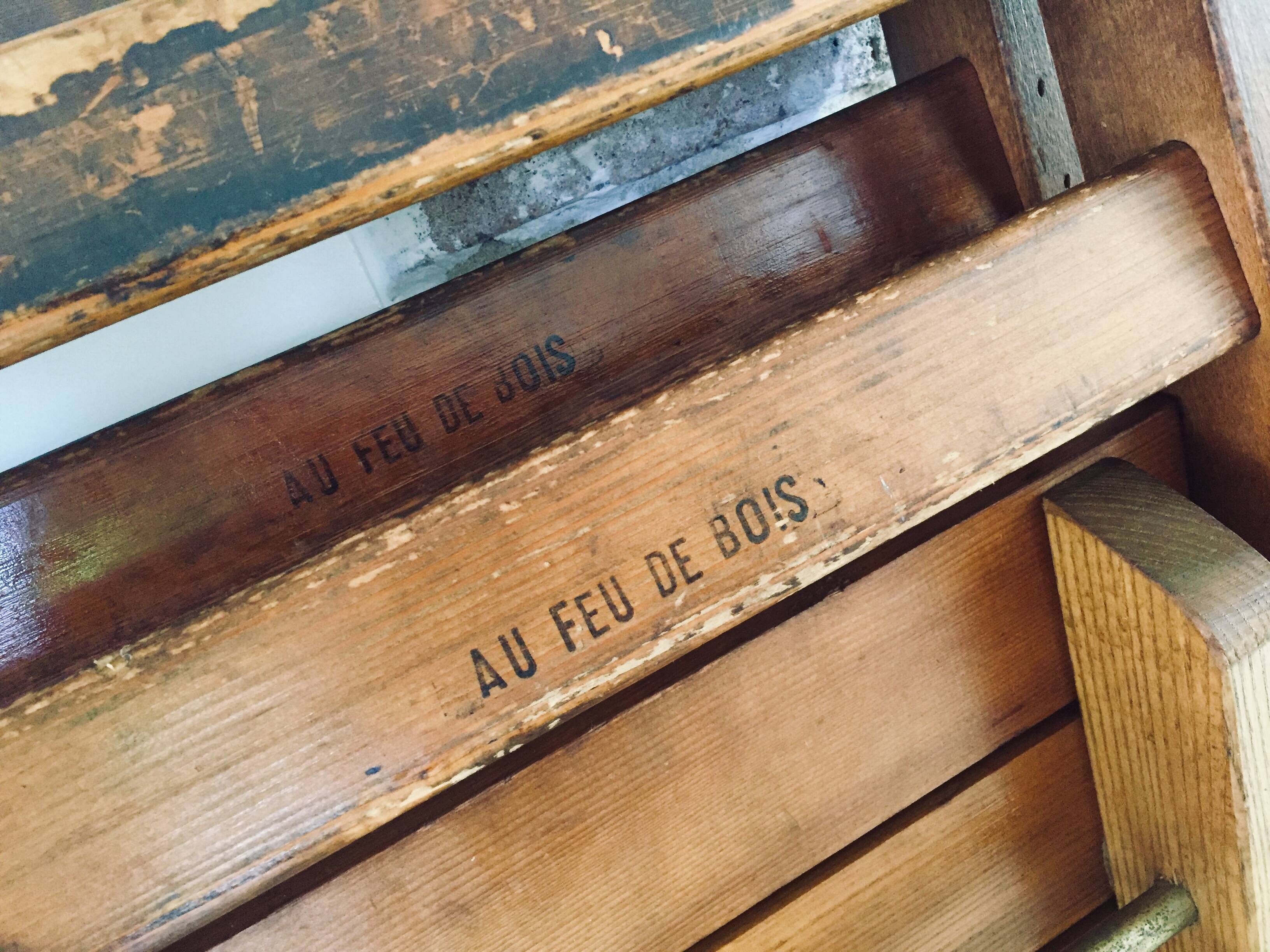 Folding chalet chairs "wood fire"