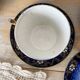 Tasses et soucoupes anciennes KG Luneville  fin XIXe