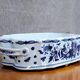 Important ceramic planter with monochrome blue decoration.