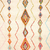 Berber carpet azilal 210 x 210 cm