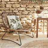 Fauteuil Rotin