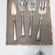 Set of dessert cutlery + 2 sugar tongs