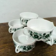 Bouillon bowls, vintage soup Rosenthal Monbijou Giscard