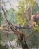 HSP painting "Trees at Flatford Mill" by Bonella Woodhead + frame England