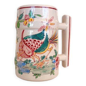 Mug en céramique moderne du milieu du siècle fabriqué au Portugal