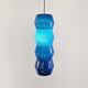 Blue colored Murano glass pendant lamp, Sweden 1960's