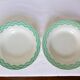 2 Digoin Sarreguemines Lola pattern soup plates 220636