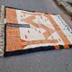 Moroccan wool rug handwoven 3x2 m
