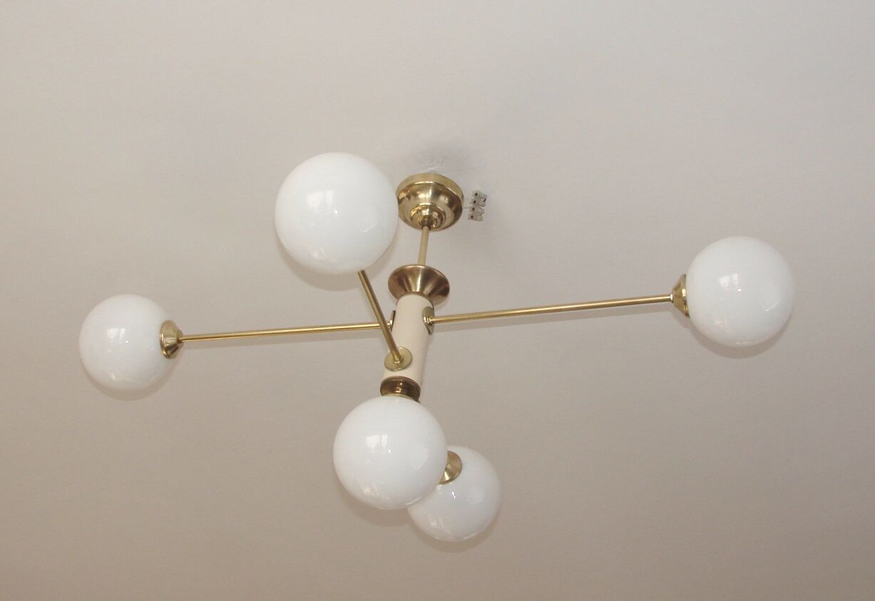 Żyrandol suspension, 60s