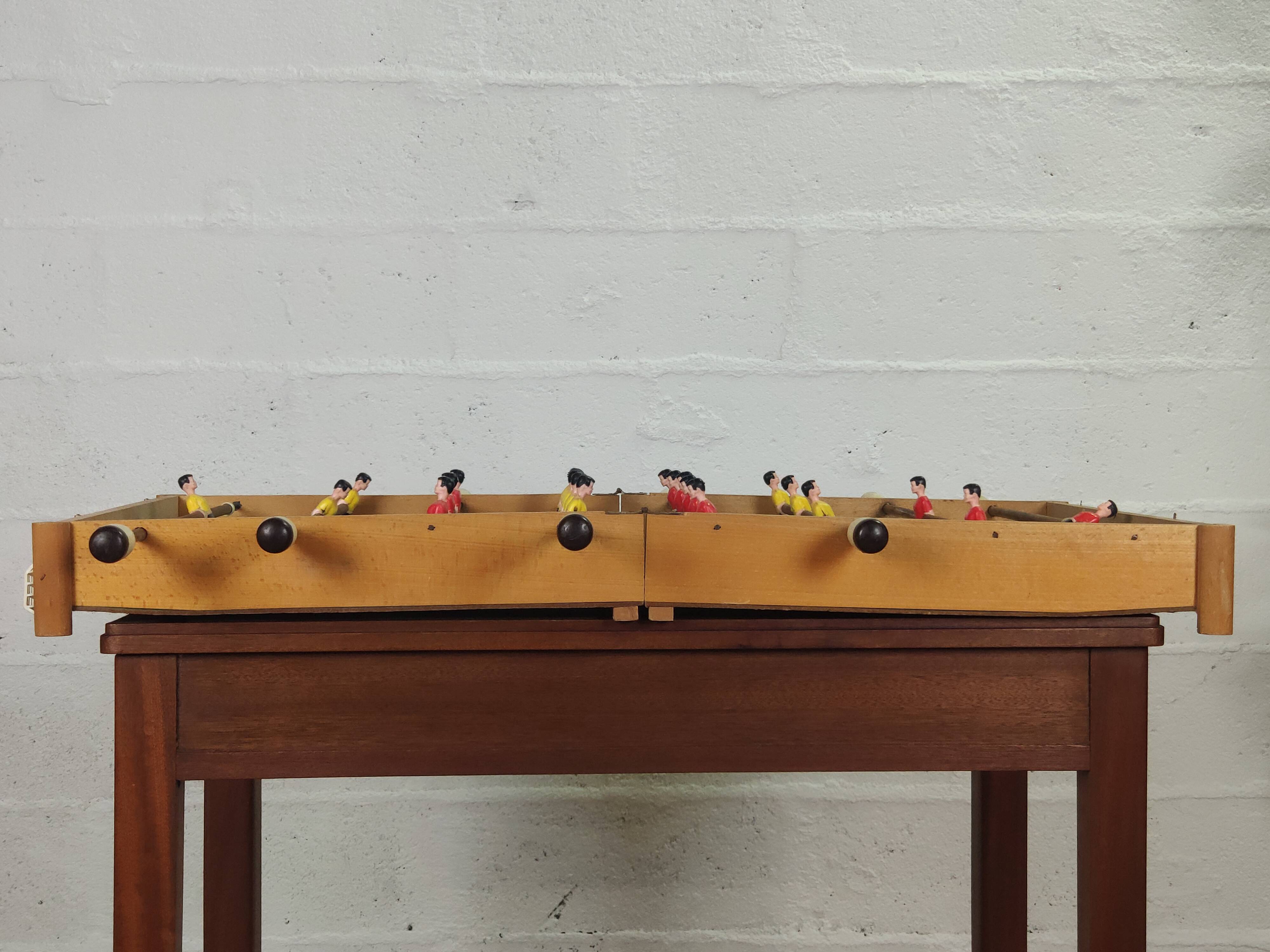 Folding vintage table football