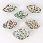 Group of 6 porcelain saucers, China, 19th century