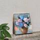 Geranium bouquet painting