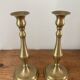 Pair of vintage brass candlesticks