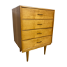 Mid-Century Modern Birch Drawer Cabinet, 1950s