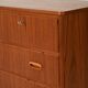 Scandinavian chest with double upper drawer