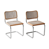 Pair of Cesca B32 chairs by Marcel Breuer