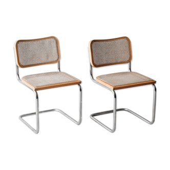 Pair of Cesca B32 chairs by Marcel Breuer