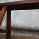 Banc de ferme merisier