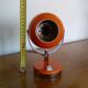 Lampe à poser eyeball orange et chrome