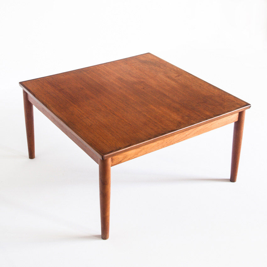 Vintage coffee table scandinavian style teak. france 1960