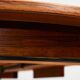 Table à manger extensible en palissandre modèle 55 par Gunni Omann pour Omann Jun, restaurée