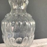 Vintage moulded glass vase