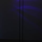 1970s Halogen Floor Lamp With Glass Shade , Europe
