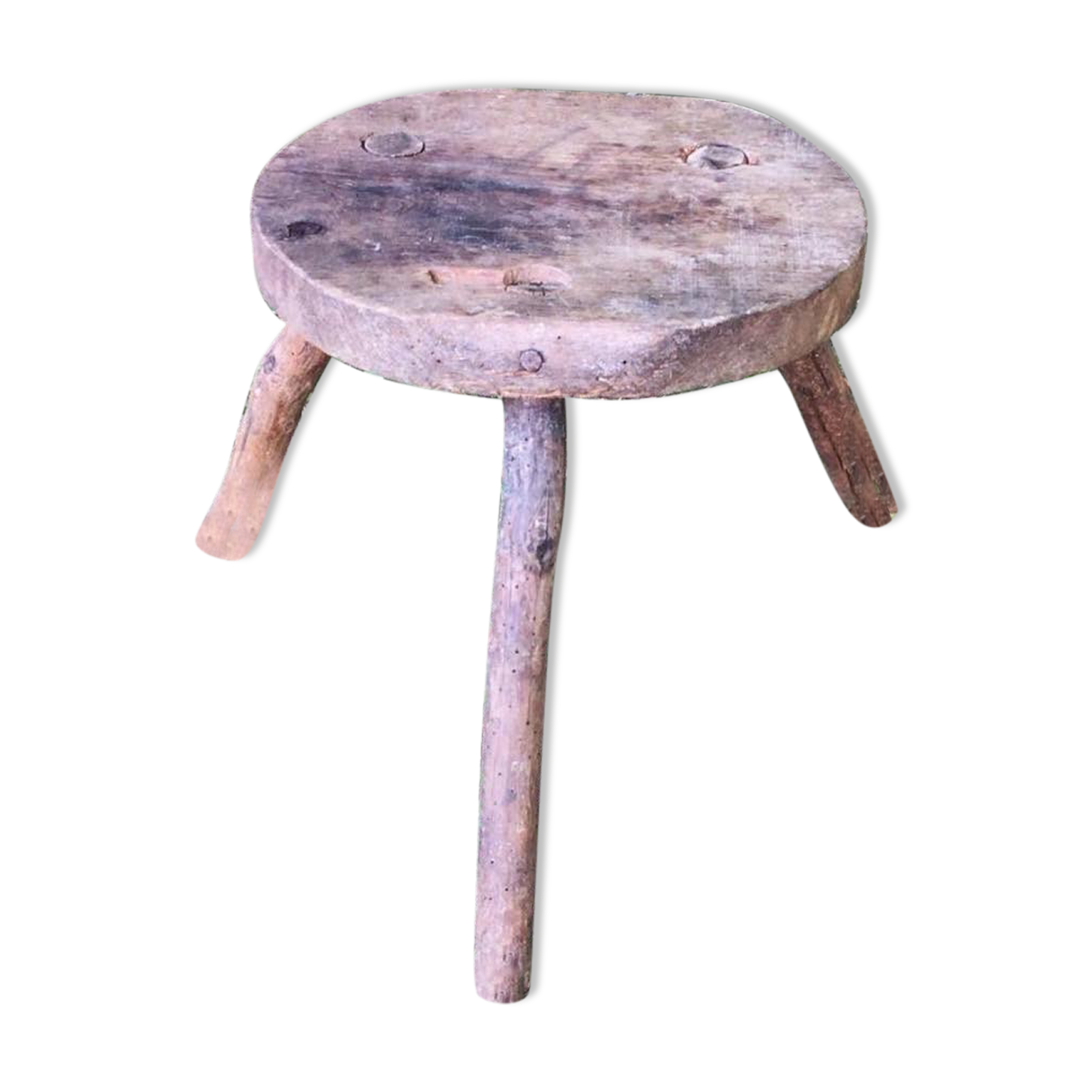 Brutalist tripod stool