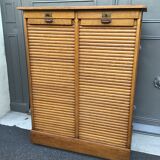 Furniture notary sliding curtain binder 1950s