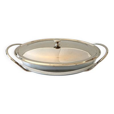 Plat de Service Marinex Made in Brasil Métal Argent