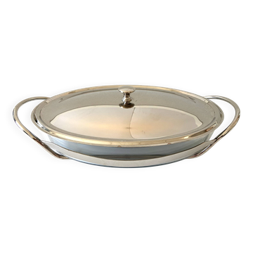 Plat de Service Marinex Made in Brasil Métal Argent