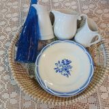 6 mismatched antique soup plates