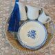 6 mismatched antique soup plates