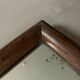 Miroir en bois ancien, 49x34 cm