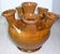 6-neck ceramic vase