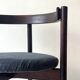 Round chair in rosewood by Hugo Frandsen for Børge M.S., Denmark 1970