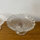 Duo min compotiers XIXeme verre pressé