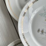 4 Vierzon Limoges porcelain plates.