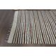 1970s Vintage Turkish Handmade Wool Cotton Beige Brown Kilim Rug 152x208