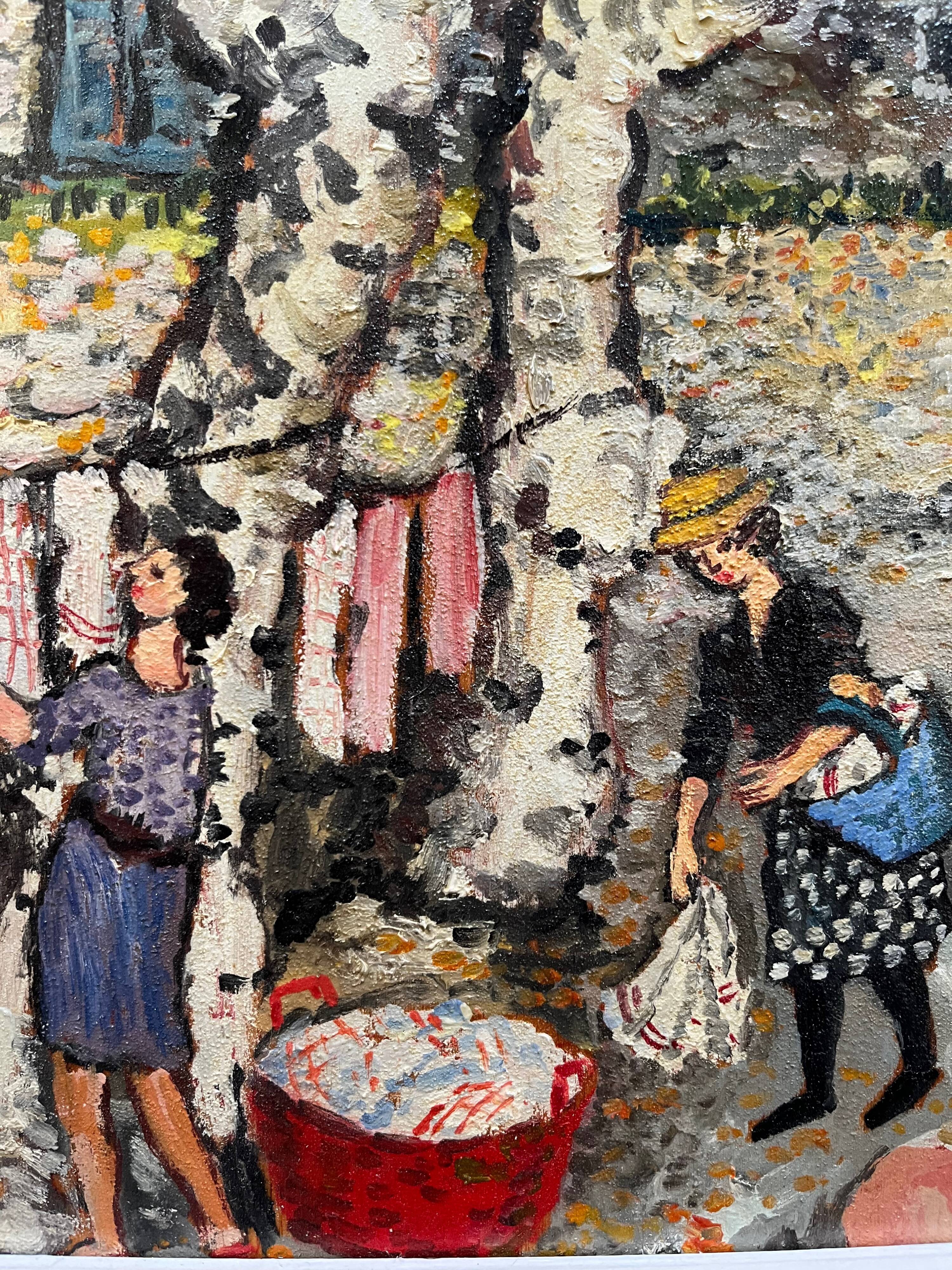 Mireille Richefort. Port du Somail. Oil on board.