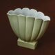 Ceramic fan vase by Giovanni Gariboldi for Richard Ginori