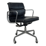 Eames Herman Miller cuir noir Soft Pad Group